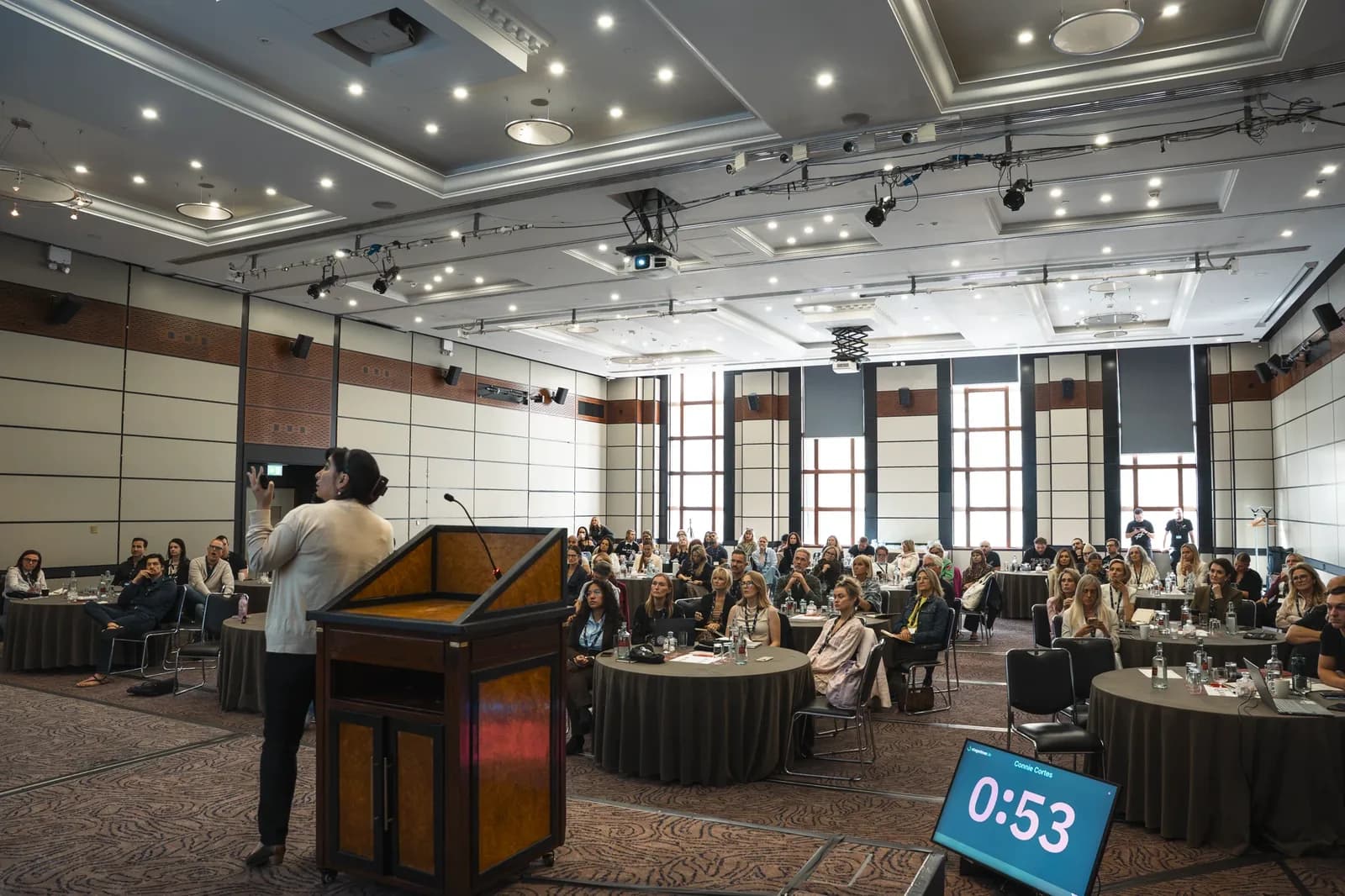 Researchers and attendees at the DoNotAge® Conference