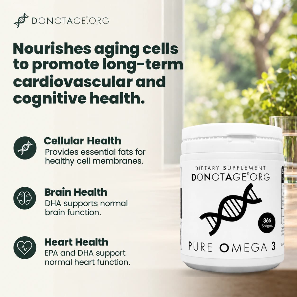 Pure Omega 3 Supplement, View 2
