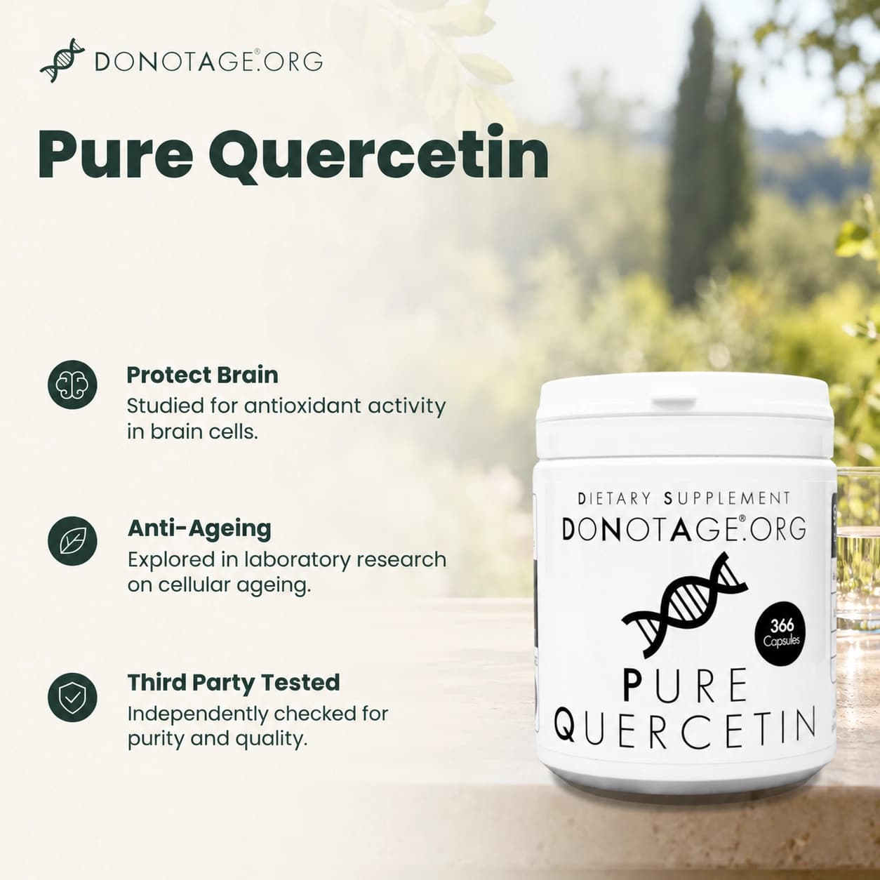 Pure Quercetin Supplement, View 2
