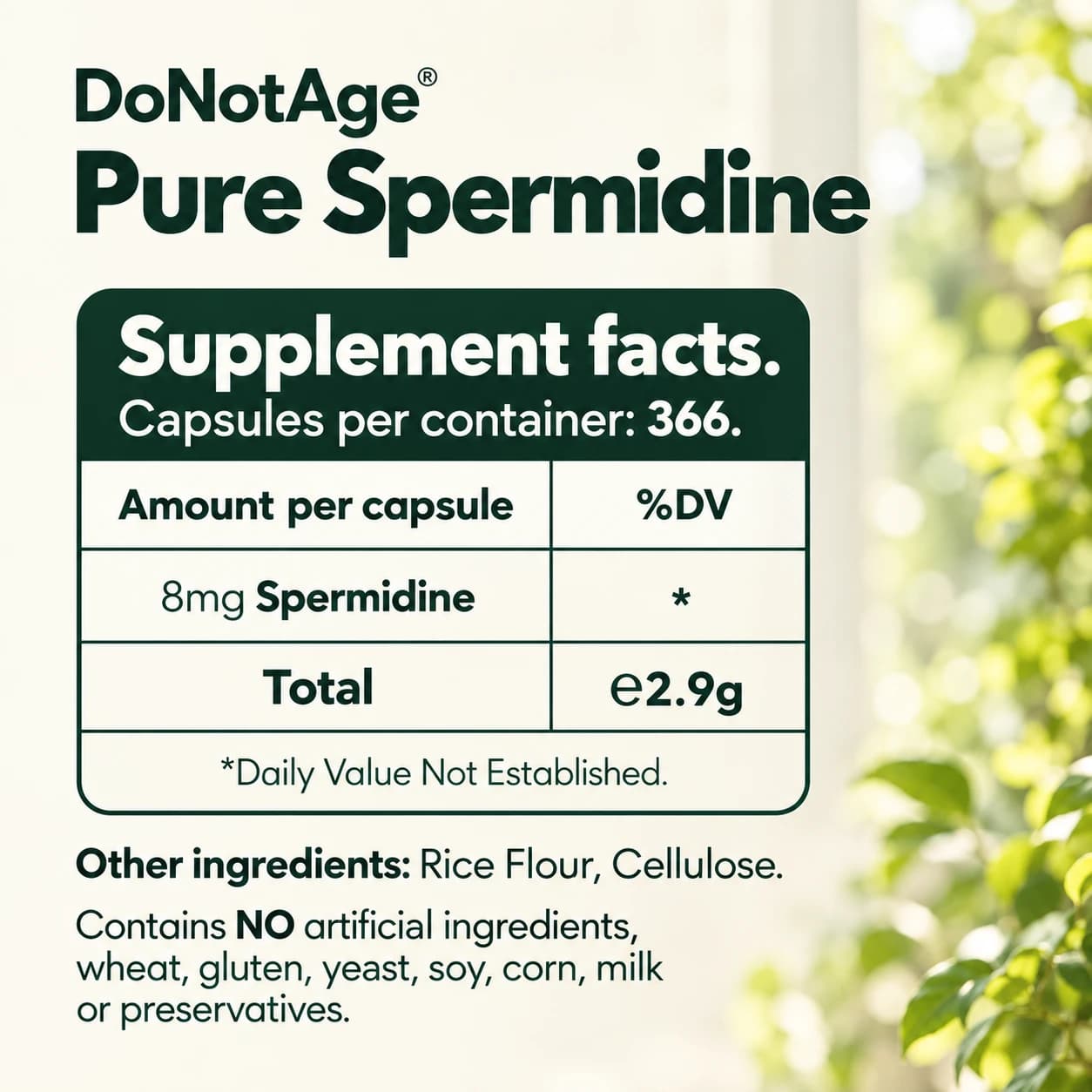 Pure Spermidine Supplement, View 6