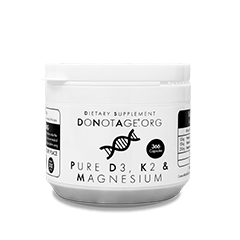 Pure Vitamin D3, K2 & Magnesium Supplement